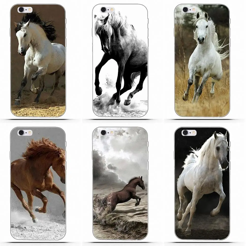 Чехол для мобильного телефона Wexoeq Running Horse из ТПУ Huawei G8 Honor 5C 5X 6 6X 7 8 9 Y5II Mate P7 P8 P9 P10 P20