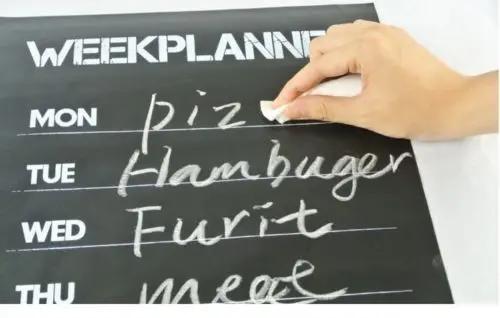 Еженедельный планировщик календарь наклейка на стену память доска сделай сам