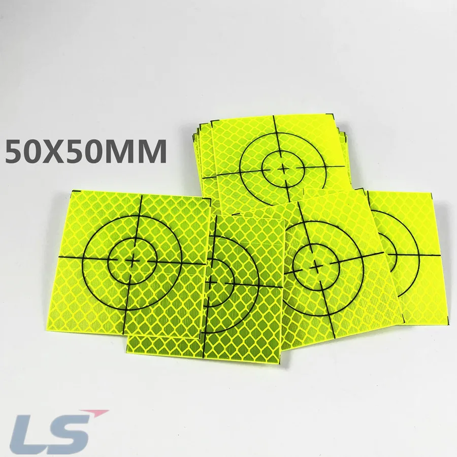 Светоотражающий лист 20 шт. 50x50 60x60 мм светоотражающий мишень для sokkia topcon общая