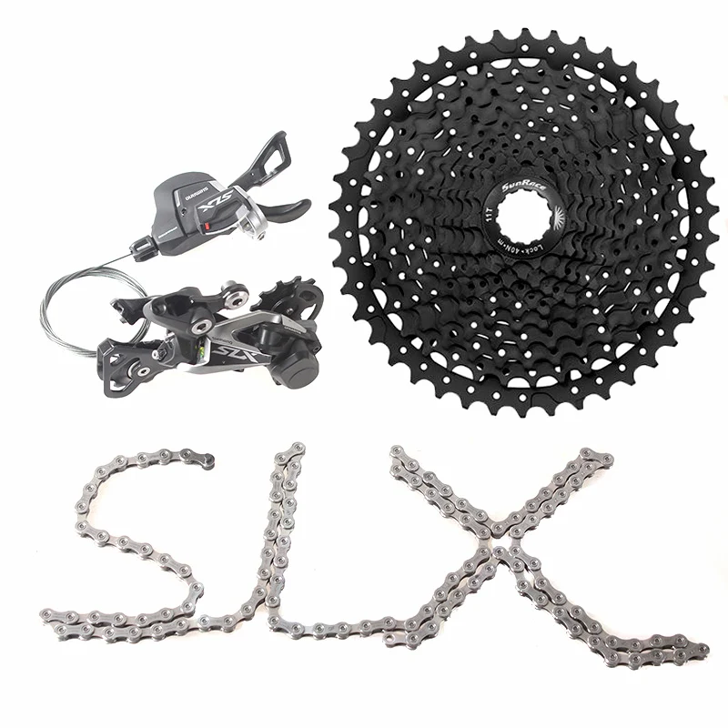 SHIMANO SLX M7000 1x11 11 S Переключатель скоростей + задний переключатель цепь sunracing CSMS8 46 T