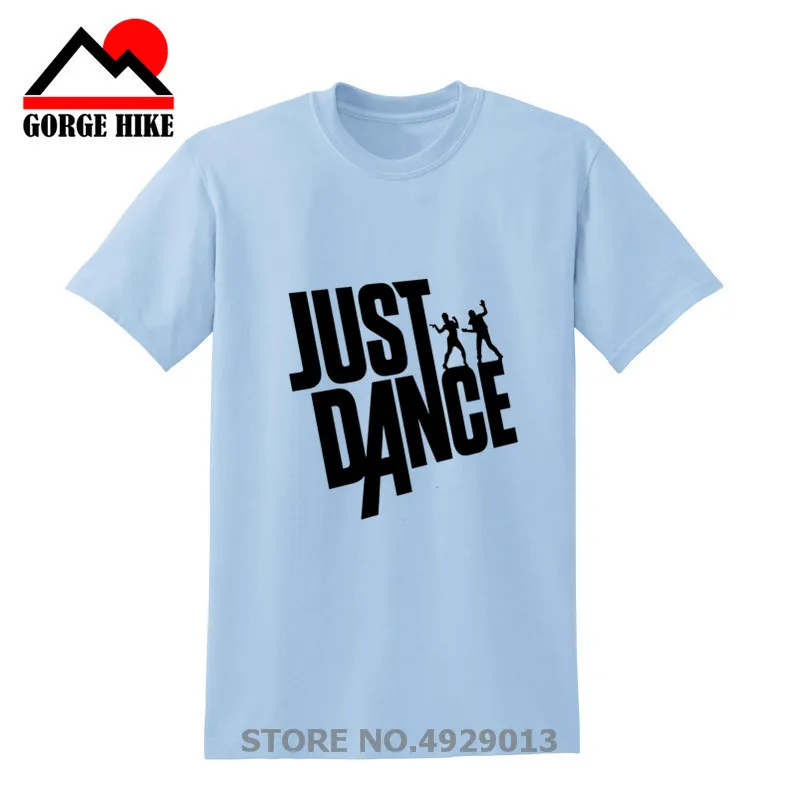 Мужская футболка с круглым вырезом Just Dance в стиле хип хоп модные футболки танец Str