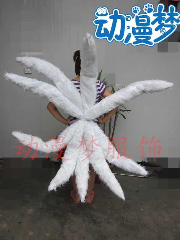 Костюм для костюмированной вечеринки с изображением лисы и хвоста|track track|anime cosplay