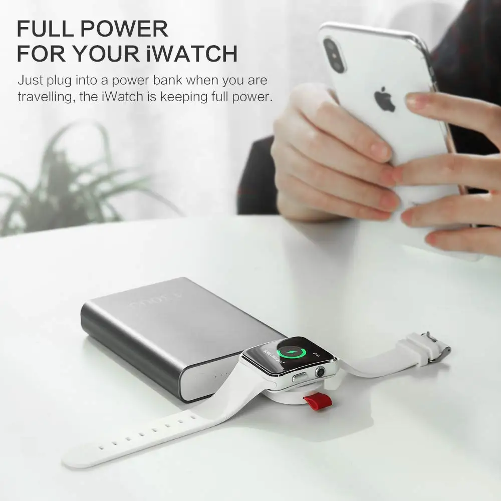 MESKEY портативное магнитное Беспроводное зарядное устройство i Watch Совместимо с Apple