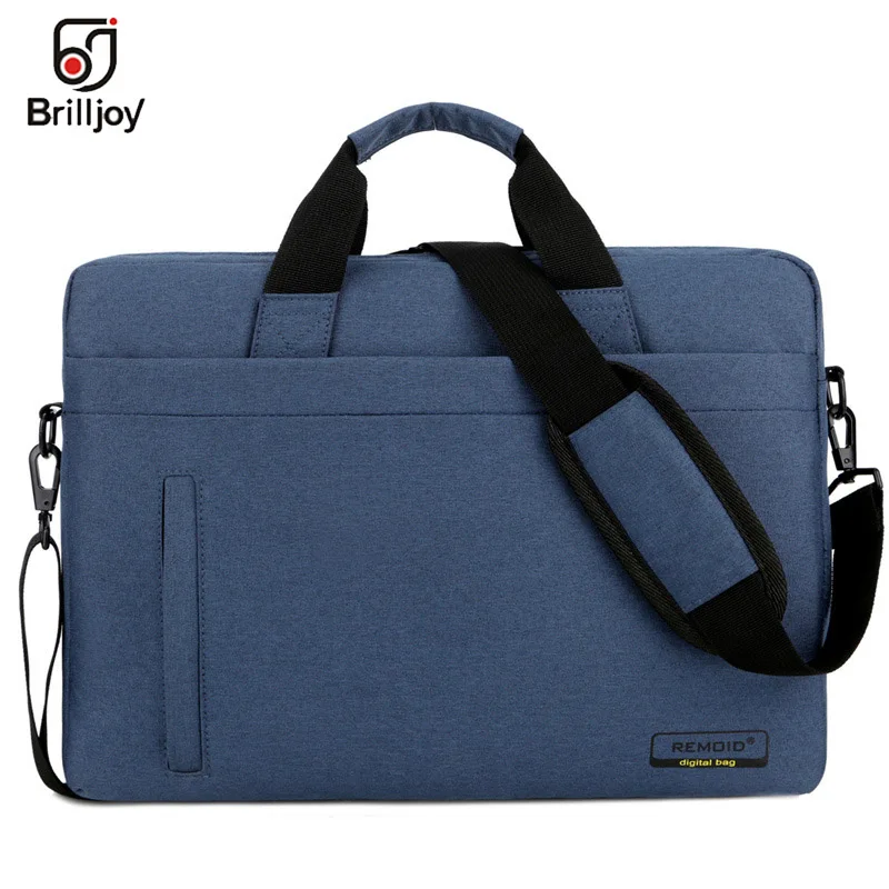 Brilljoy New Unisex 13.3 15.6 17 Inch Laptop Briefcase Bag Handbag Mens Nylon Briefcase Men's Office Bags Business Computer Bags