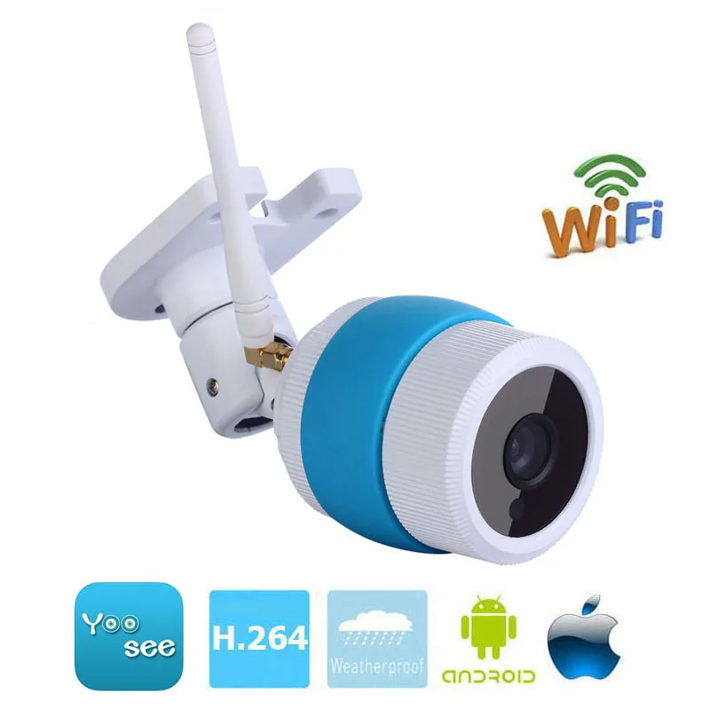Металлический корпус IP камера Wifi 720 P 960 с слотом для sd-карты Макс 32G кнопка сброса