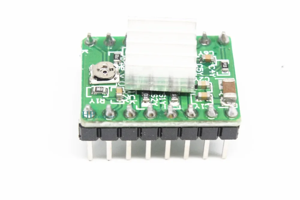 100 шт. модуль шагового двигателя Reprap A4988 + радиатор|driver module|driver a4988driver motor |