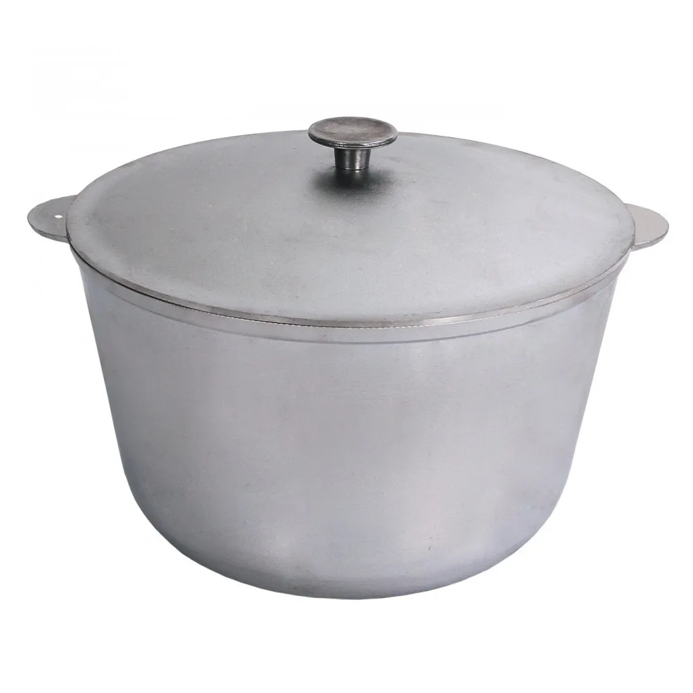 КАЗАН С КРЫШКОЙ И РУЧКОЙ ПОХОДНЫЙ. Объем 4 25 л.|Столовые приборы для пикника| |