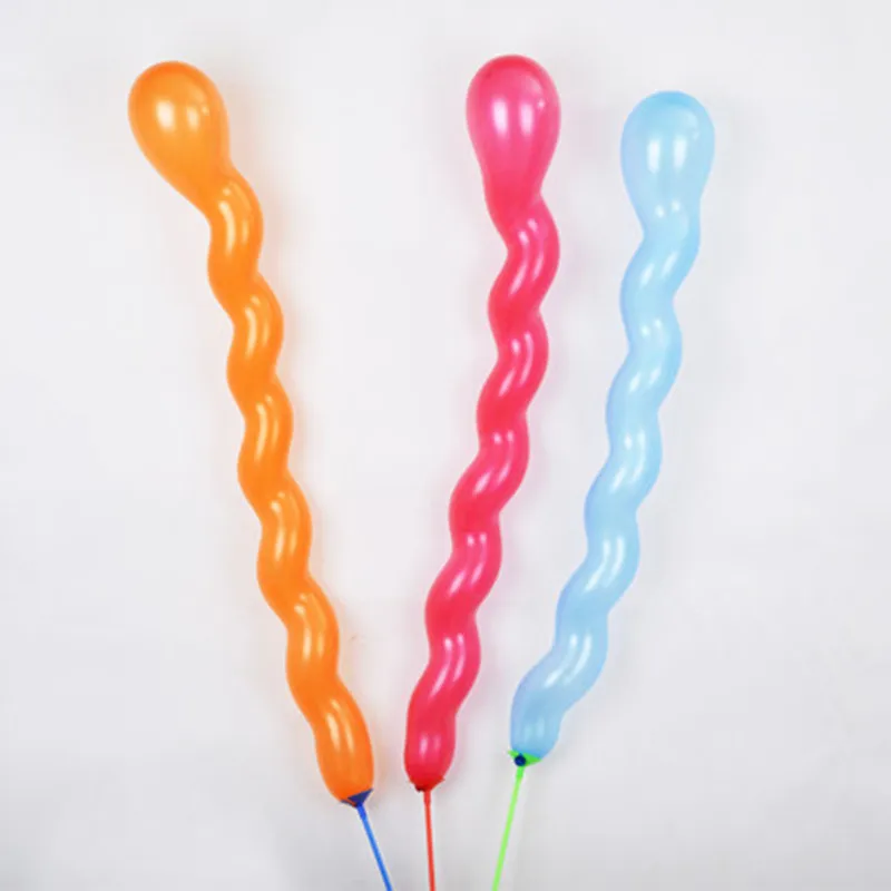 20 шт./лот разноцветные латексные воздушные шары с длинным переплетением