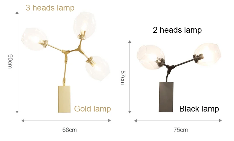 Светодиодный настенный светильник из стекла|modern wall light|wall lightmodern lamp |