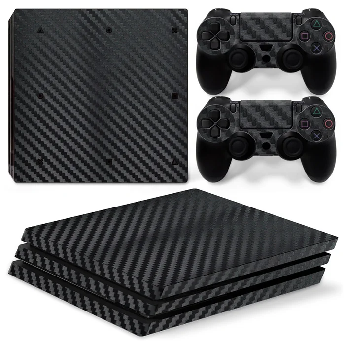 Углеродное волокно накладки 6 цветов дизайн наклейки бегущая строка для PS4 Pro паста наклейка крышка