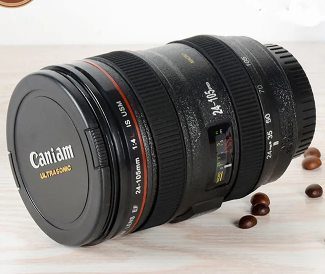 Креативная креативная чашка для объектива Canon 400 мл рук кофейная камеры второго