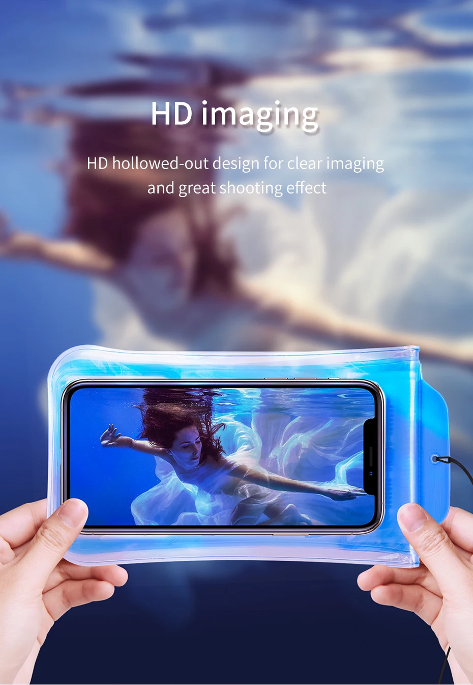 Baseus IPX8 водонепроницаемый чехол для телефона для iPhone 11 Pro Max huawei P30 P20 Pro Lite samsung S10 Xiaomi водонепроницаемый чехол-сумка