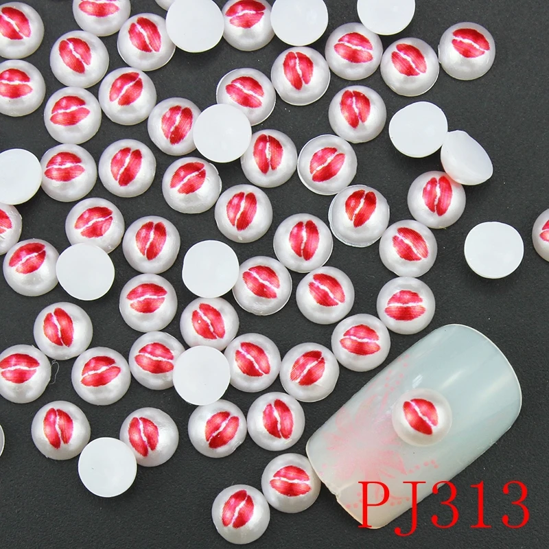 20 шт./лот полукруглый груша Маникюр Интимные аксессуары для Гвозди цветы