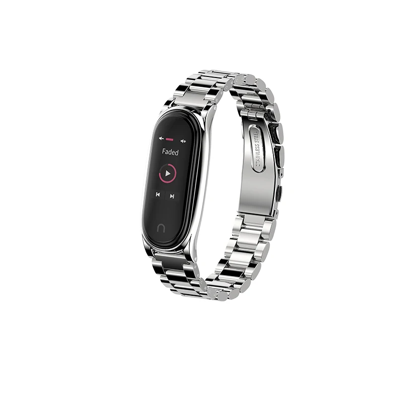 Металлический ремешок mi band 4 Plus для Xiaomi mi Band 4 браслет без винтов Xiaomi mi Band 4 браслет Xio mi Band 4 браслет на запястье из стали