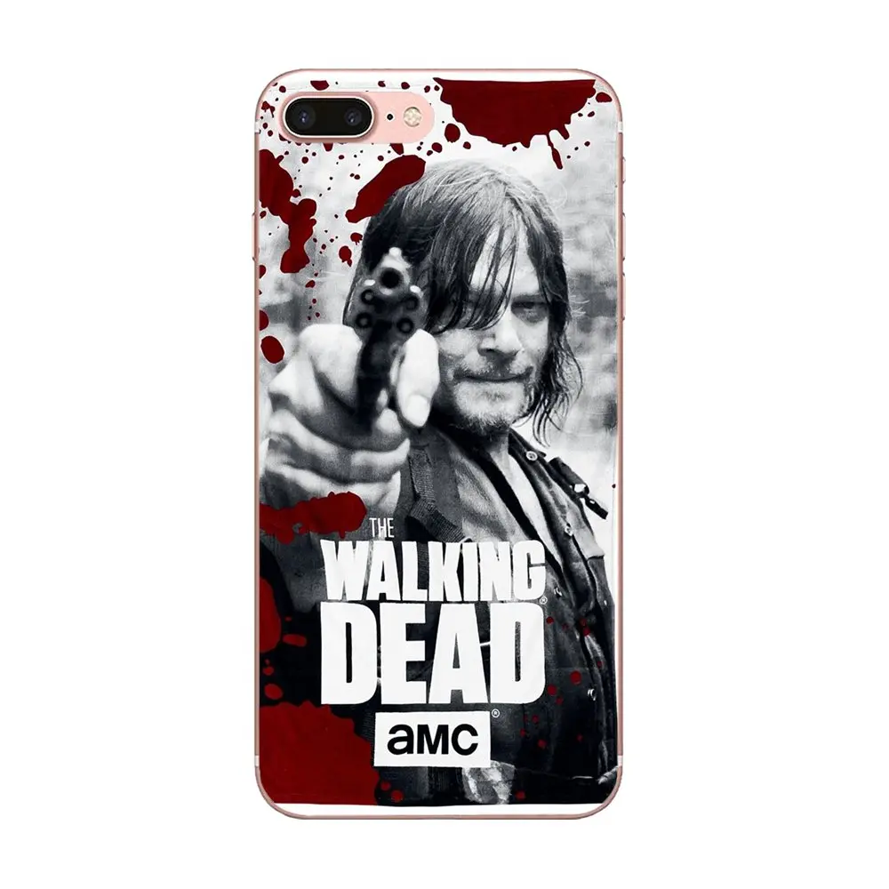 Мягкий мобильный телефон для Sony Xperia Z Z1 Z2 Z3 Z4 Z5 compact Mini M2 M4 M5 T3 E3 E5 XA XA1 XZ Premium The Walking Dead