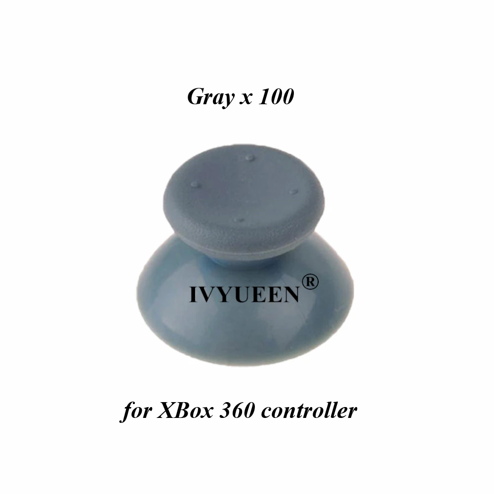 100 XB3 Gray IVYUEEN 100 шт Черный Серый аналоговый джойстик для playstation 4 PS4 Pro тонкий джойстик для xbox 360 один джойстик - Цвет: 100 XB3 Gray