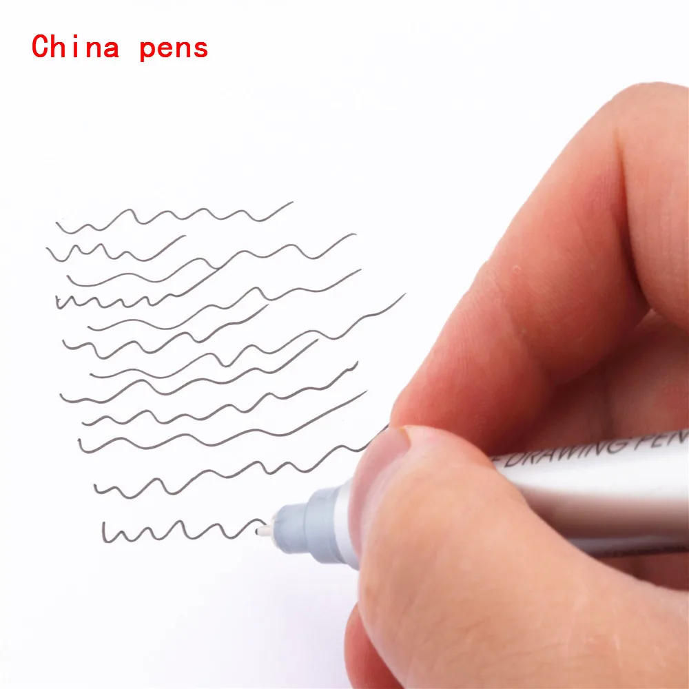 Черная ручка для рисования Micron Neelde водостойкие пигментные тонкие скетч маркеры
