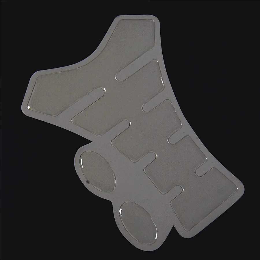 Мотоцикл прозрачной белый углеродного волокна смолы танк Pad протектор кот