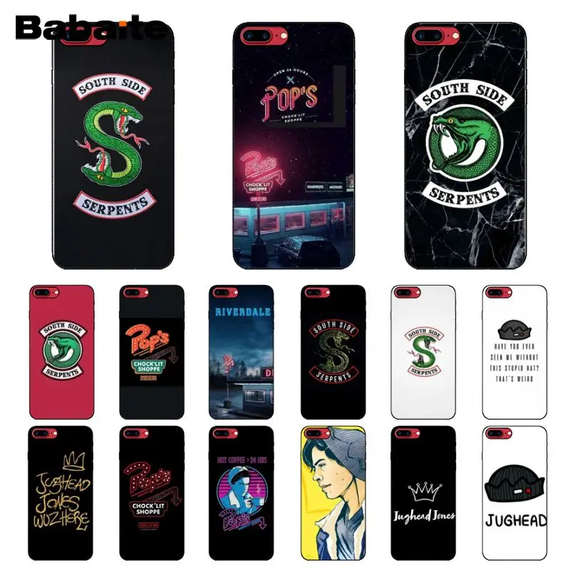 Силиконовый черный чехол Babaite для Apple iPhone 8 7 6 6S Plus X XS MAX 5 5S SE XR|Чехлы-накладки| |