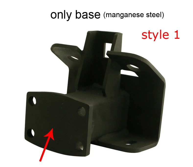 base style 1 Крюк прицепа сцепка Фаркоп для Range Rover Sport Discovery 4 Discovery 3, марганцевая сталь или 304 нержавеющая сталь, 10 T/12 T - Название цвета: base style 1