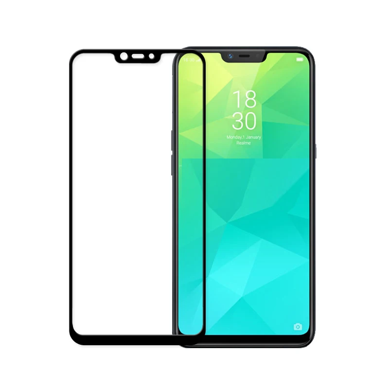 3D полное закаленное стекло для OPPO Realme 2 покрытие экрана Защитная пленка C1 |