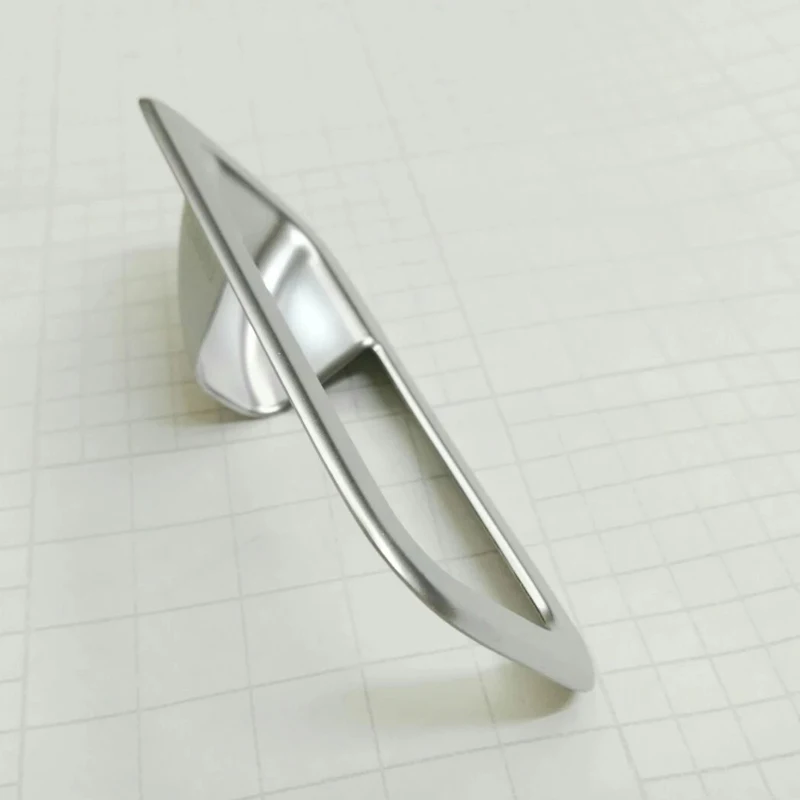 Автомобильные чехлы ABS матовая внутренняя дверная ручка круг хромированные