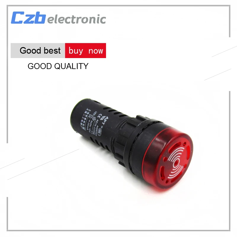 AD16 22SM AC 12 В 22 мм флэш светло красный светодиод активный зуммер Индикатор|indicator