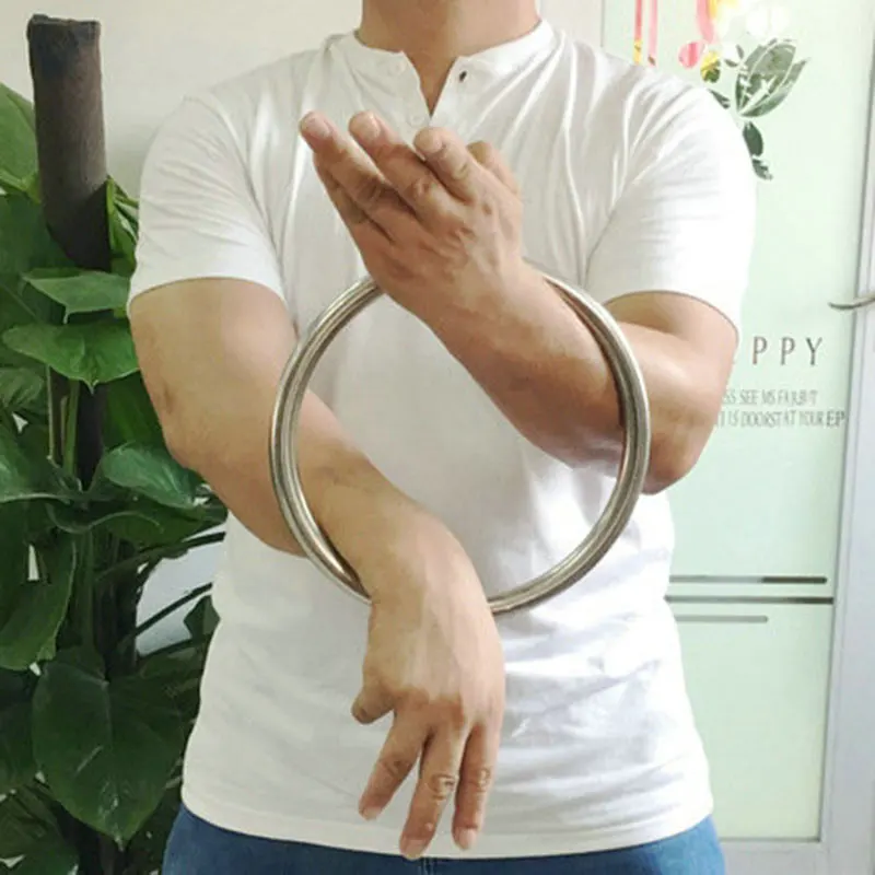 Wing Chun кольцо ушу кунг-фу Джет куне ДУ боевые искусства стальные кольца оружие липкая рука сила Обучение Оборудование