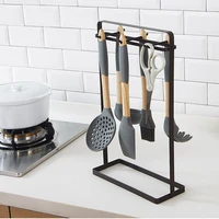 iron storage rack soup spoon soup ladle colander drain rack stand kitchen organizer holder for restaurant household