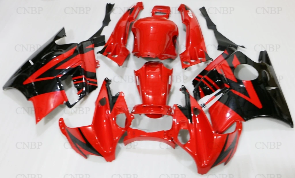 Корпус комплектов CBR600 F2 1994 Abs обтекатель CBR 600 1993 1991 красный черный Обтекатели