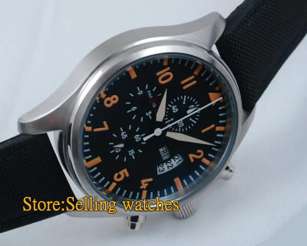Кварцевые мужские часы Parnis с ремешком 42 мм|strap strap|strap greenstrap watch strap |