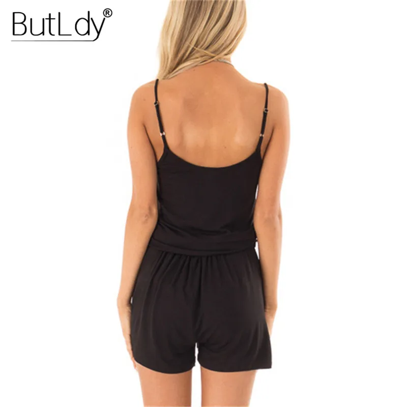 

Sexy Strap Off Shoulder Summer Playsuit Women 2019 Backless Casual Short Jumpsuit Romper Loose Beach Bodysuit Female Overalls