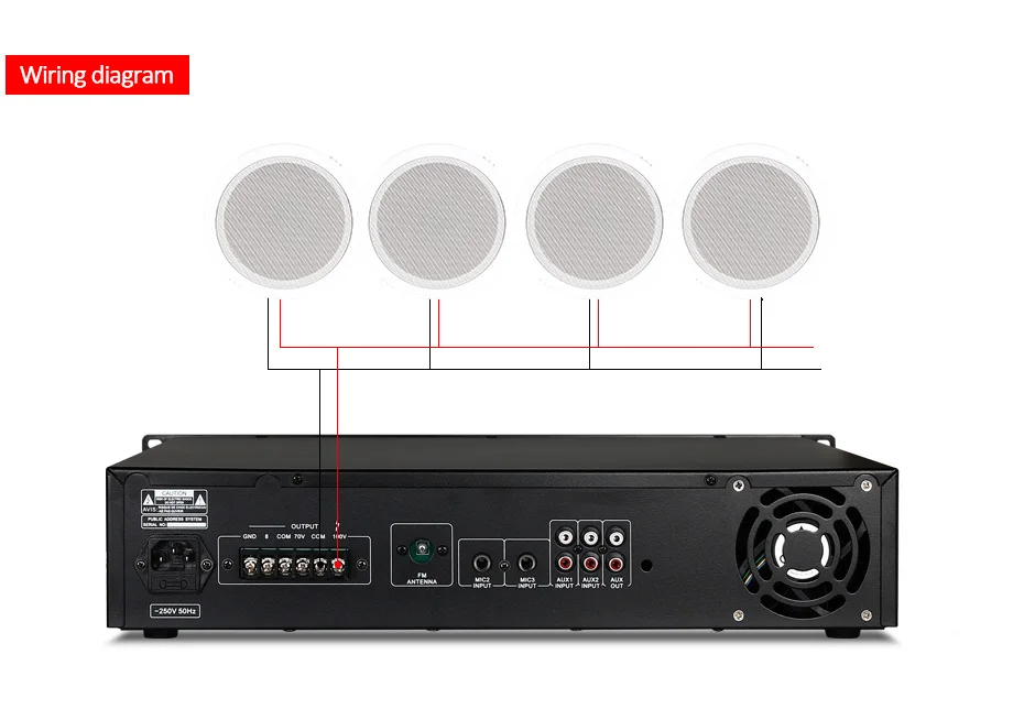 Горячая аудио и PA система для магазина bluetooth фоновая музыкальная система для отеля звуковая система ресторана