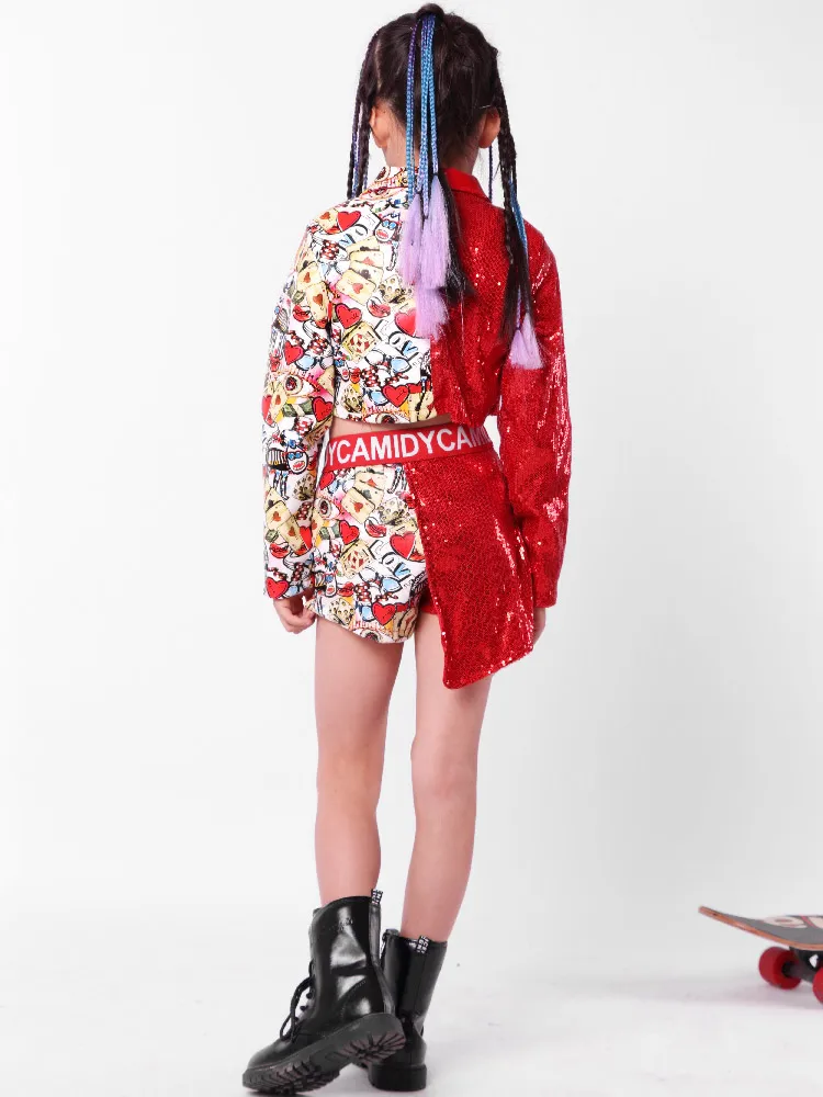 Новинка 2019 высококачественный костюм детский для представлений и джазовых