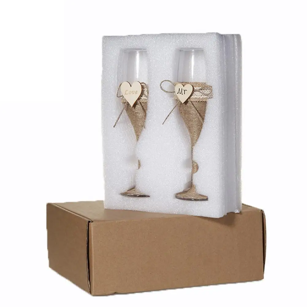 Набор свадебных бокалов для вина шампанского декоративная чашка невесты и