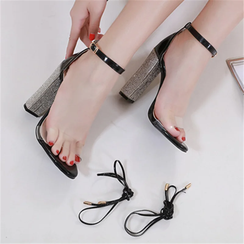 Новинка 2015 года женские босоножки на высоком каблуке летние туфли платформе с