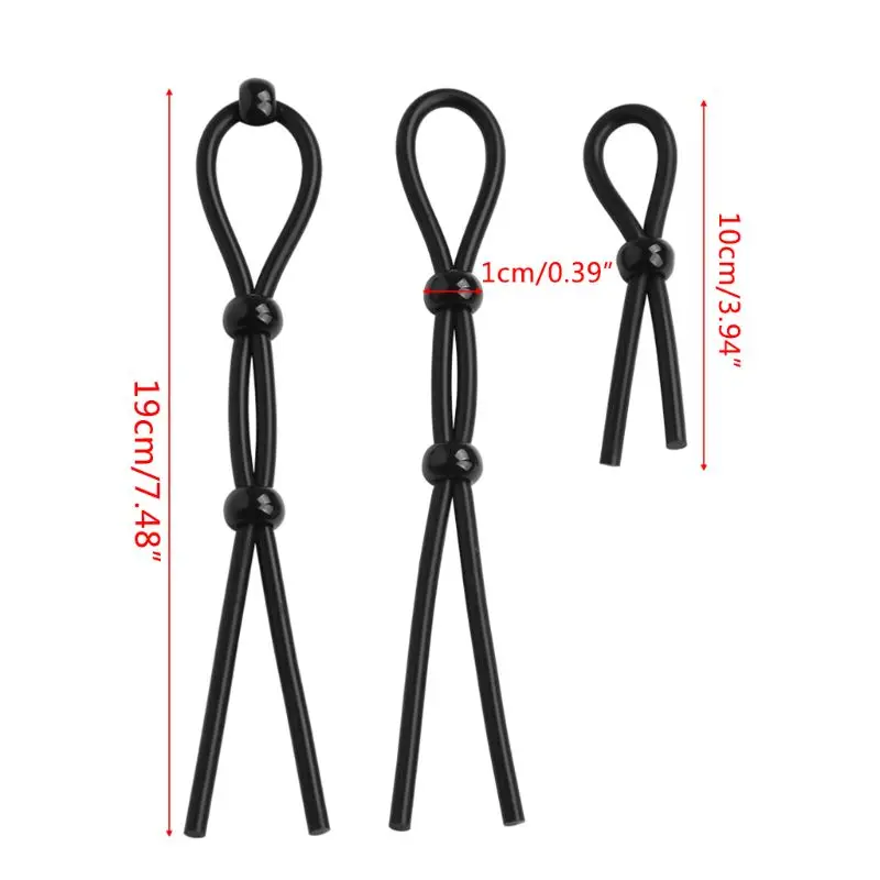 3 шт. регулируемое кольцо на пенис набор любовных колец основное для пениса