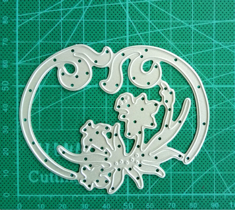 Штампы McDies Daffodil и Swirls из металла стали трафарет для скрапбукинга новый шаблон