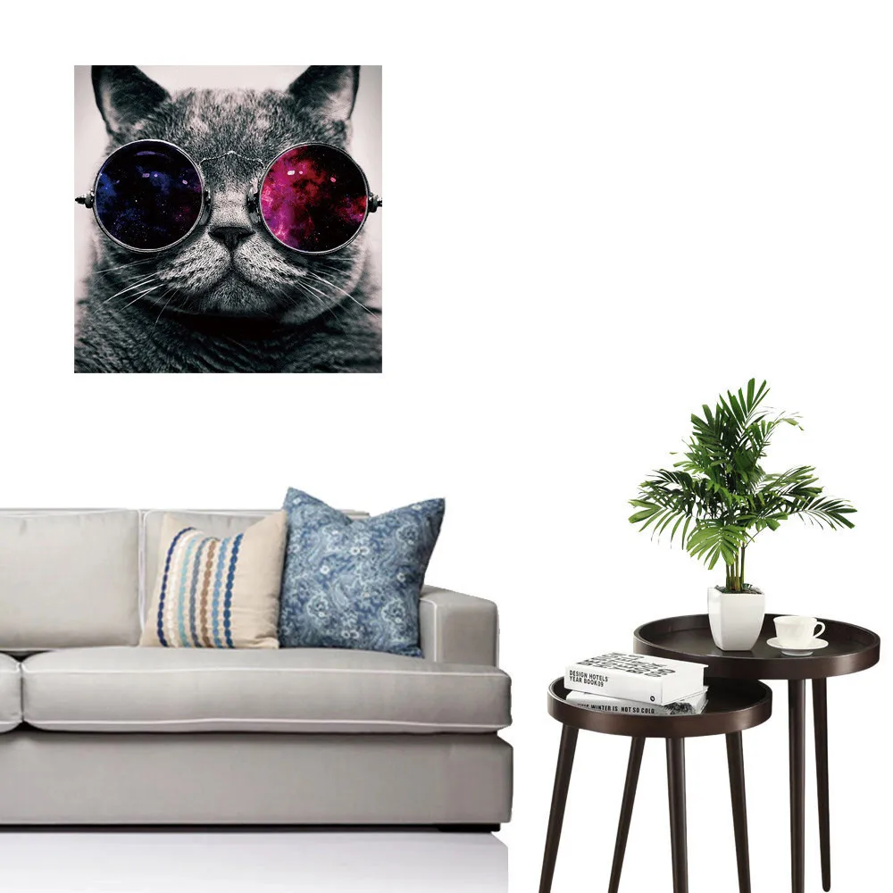 2018 Настенная Наклейка 5D со стразами и вышивка крестиком домашний декор настенная