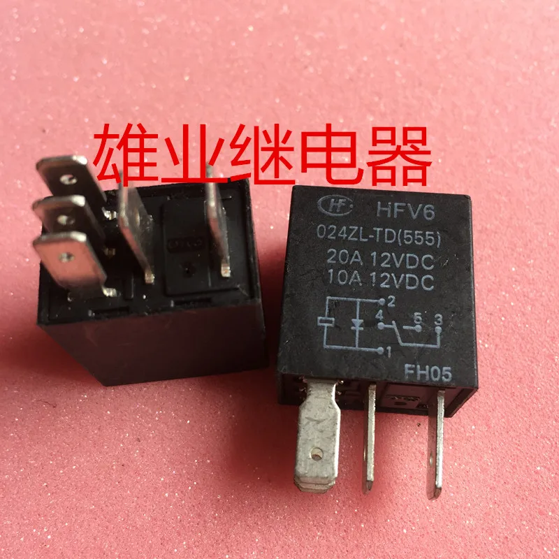 HFV6 024ZS TD555 24В РЕЛЕ 5PIN|Реле| |