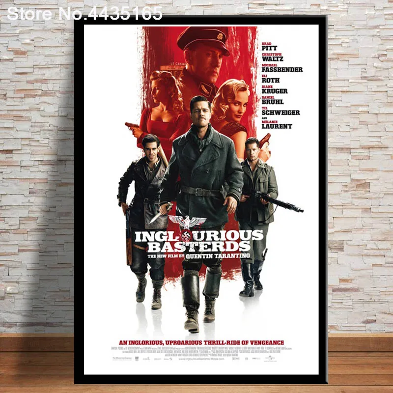 Постер Inglourious Basterds Квентин Тарантино классические кинопостеры и принты