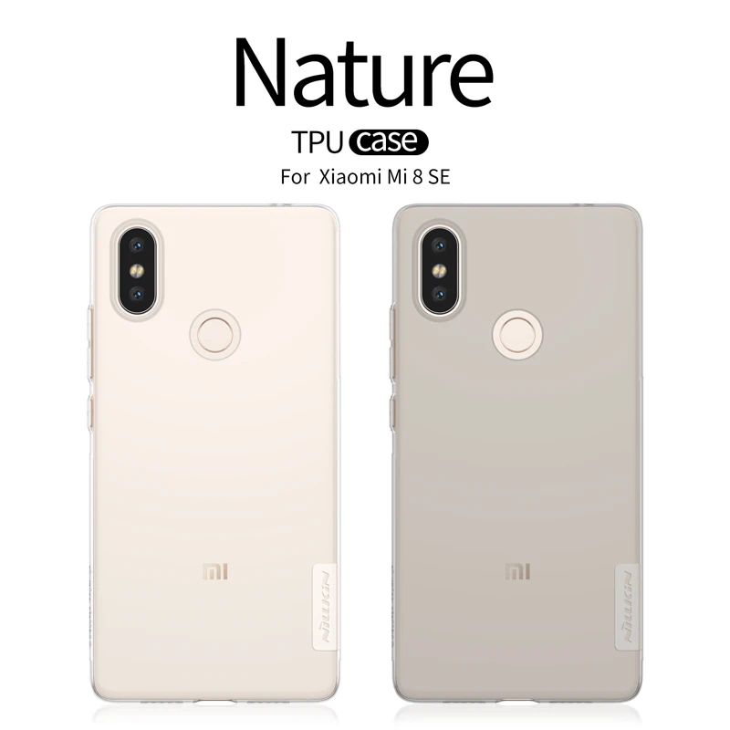 Чехол для Xiaomi Mi8 Se чехол NILLKIN ультратонкие прозрачные мягкие силиконовые чехлы