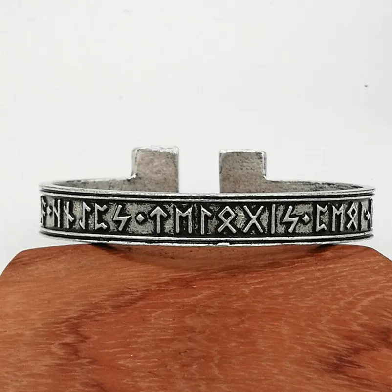 24 руны браслет языческие украшения Viking в этническом стиле рунические манжеты