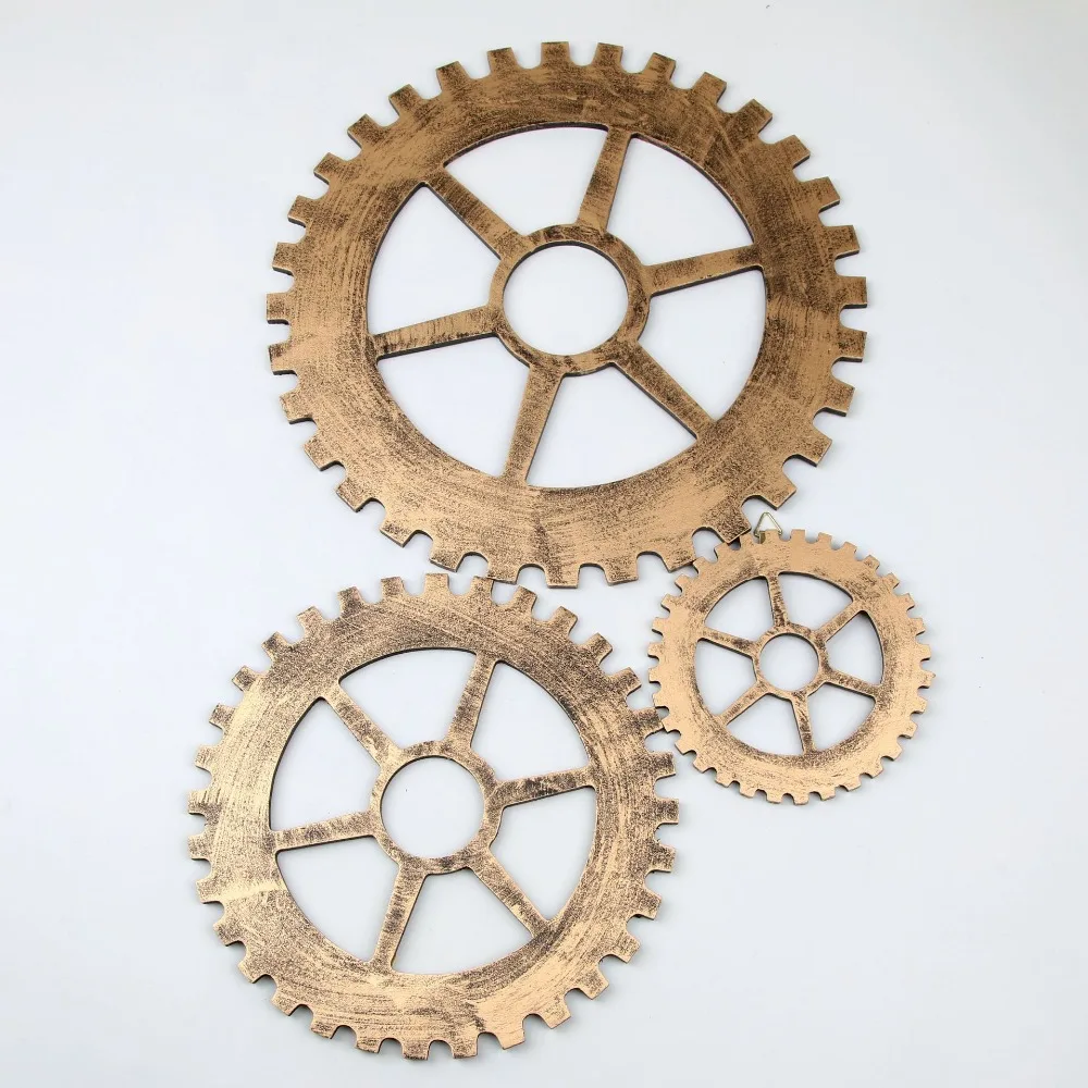 1PC New Gear Retro European Style Industrial Landscape Creative Pendant Living Room Furniture Fashion Wall Hanging Decor JL 287 | Дом и сад