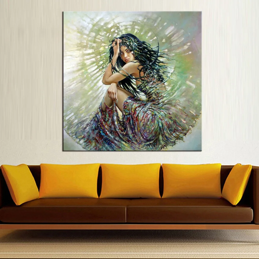 1 Панель Современная цветная Обнаженная художественная живопись идеи для