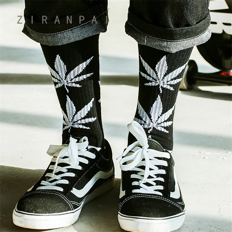 Мужские носки зимние без пятки высокого качества в молодежном стиле Харадзюку