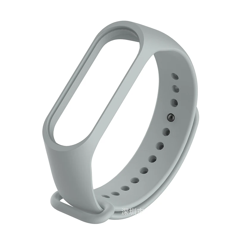 5 шт. силиконовый ремешок для Xiaomi Mi Band 3 4 сменный из мягкого силикона