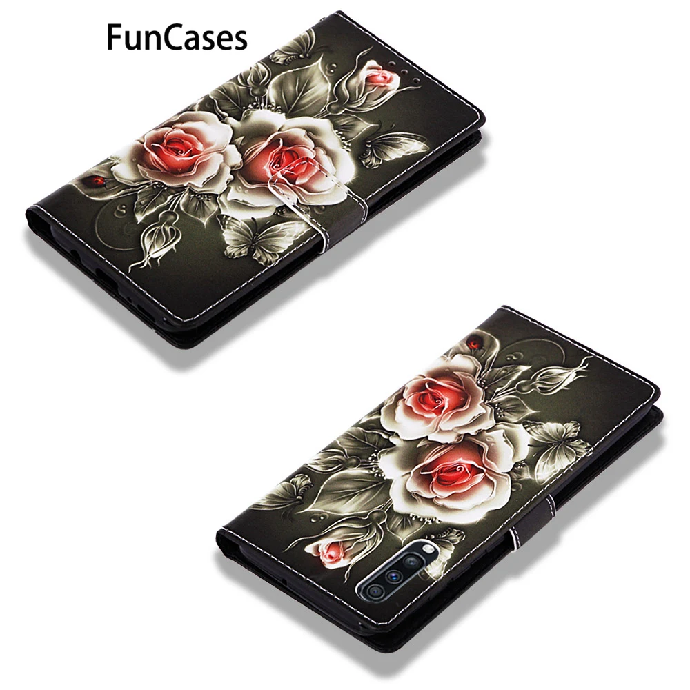 A70 Силиконовые чехлы Чехлы для Броня samsung Русалка Etui СПС Kryty Galaxy capinha A7 2019 PU кожаный