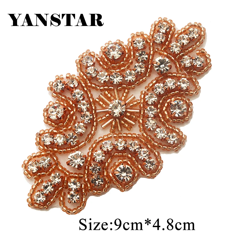 YANSTAR 10 шт. блестящие искусственные кристаллы для свадебного платья свадебное