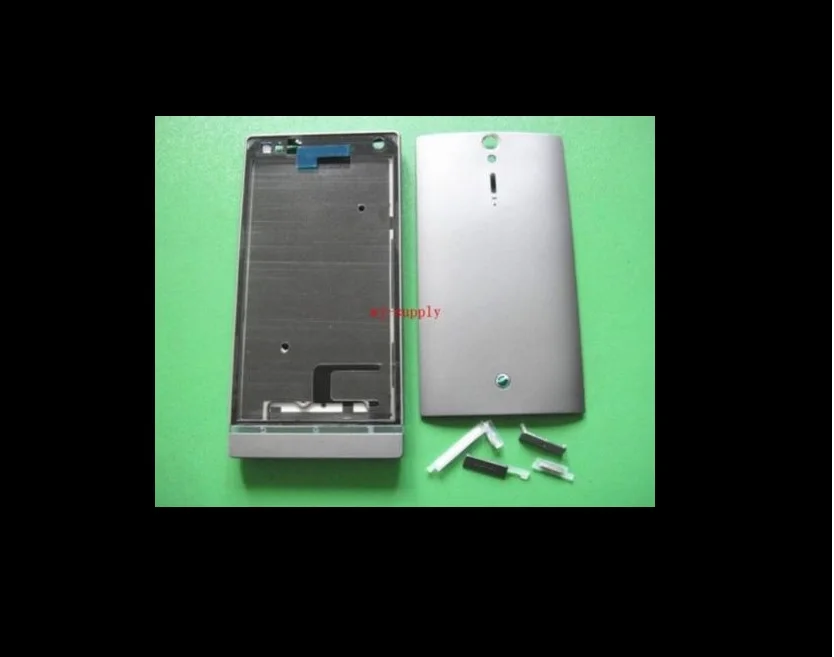 Корпус для Sony Ericsson Xperia S LT26i LT26 передняя рамка корпуса + стеклянная объектива
